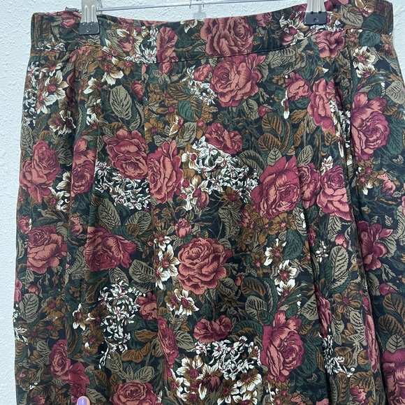 Orvis Pink and White Pleated Midi Skirt 14 - Picture 6 of 8